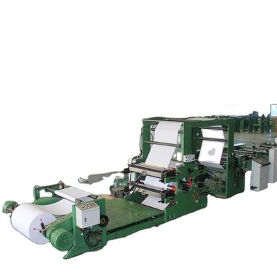 Produção simplificada de cadernos de anotação de páginas alinhadas com máquina totalmente automática